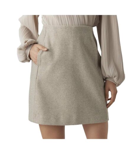 Jupe beige femme vero moda fortune allison