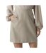 Jupe beige femme vero moda fortune allison-1