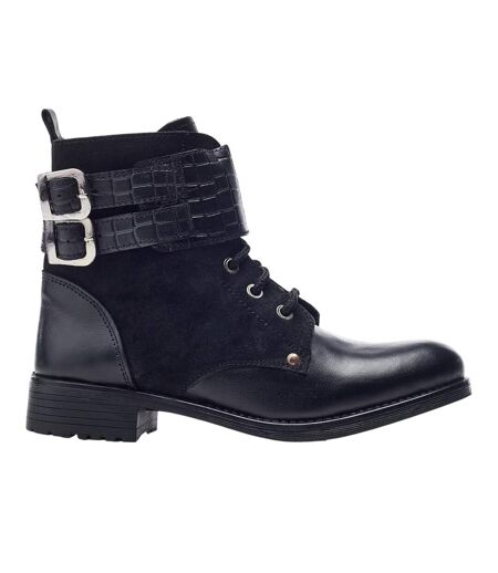 Bottines Mauvaise Femme Noir Moda In Pelle