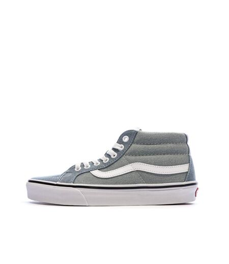 Baskets bleu jean vans mixte vans sk8-mid reissue