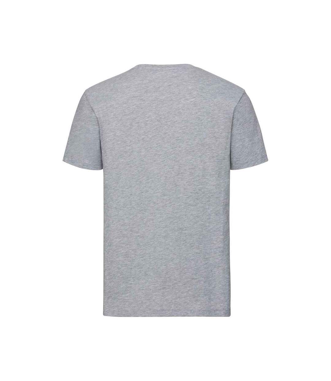 T-shirt homme gris clair oxford Russell Collection