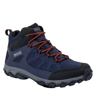 Chaussures De Marche Edgepoint Homme Bleu Marine Terre Cuite Regatta