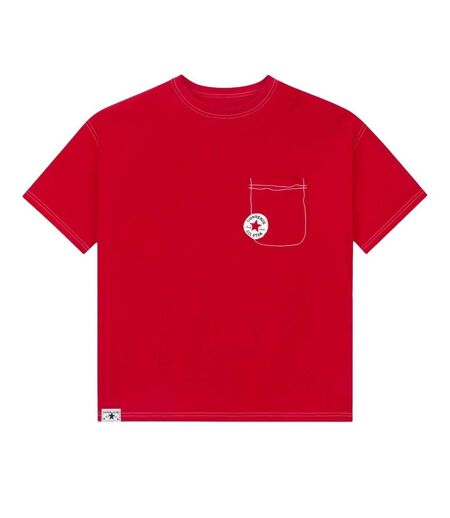 T-Shirt rouge homme converse sketch