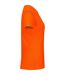 T-shirt Basic Active Femme Orange Fluo Clique-4
