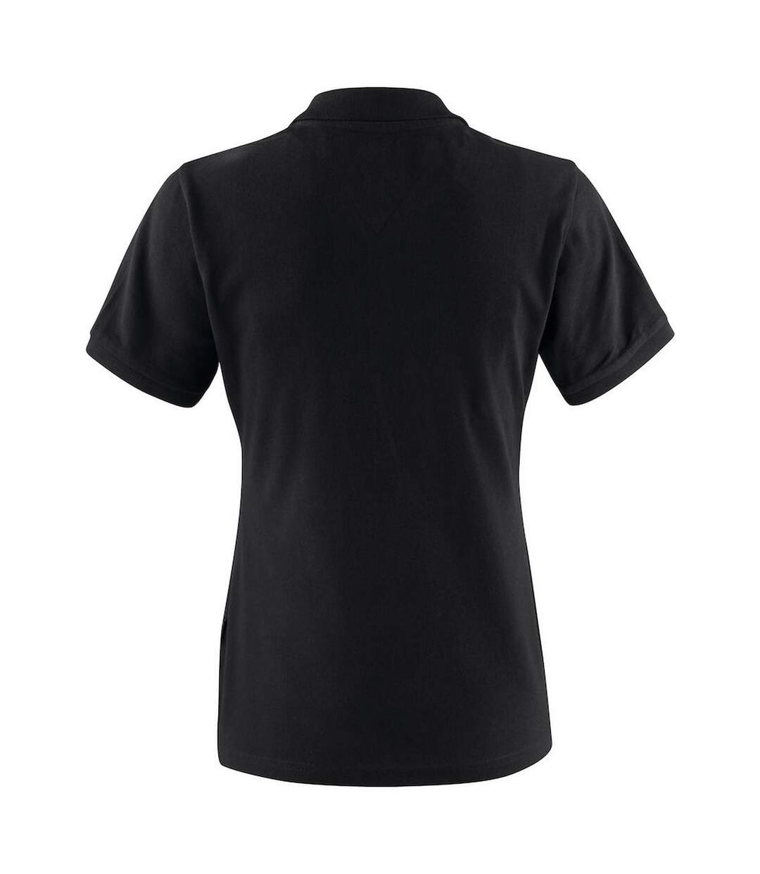 Womens/ladies Neptune Polo Shirt Black James Harvest-2
