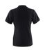 Womens/ladies Neptune Polo Shirt Black James Harvest-2