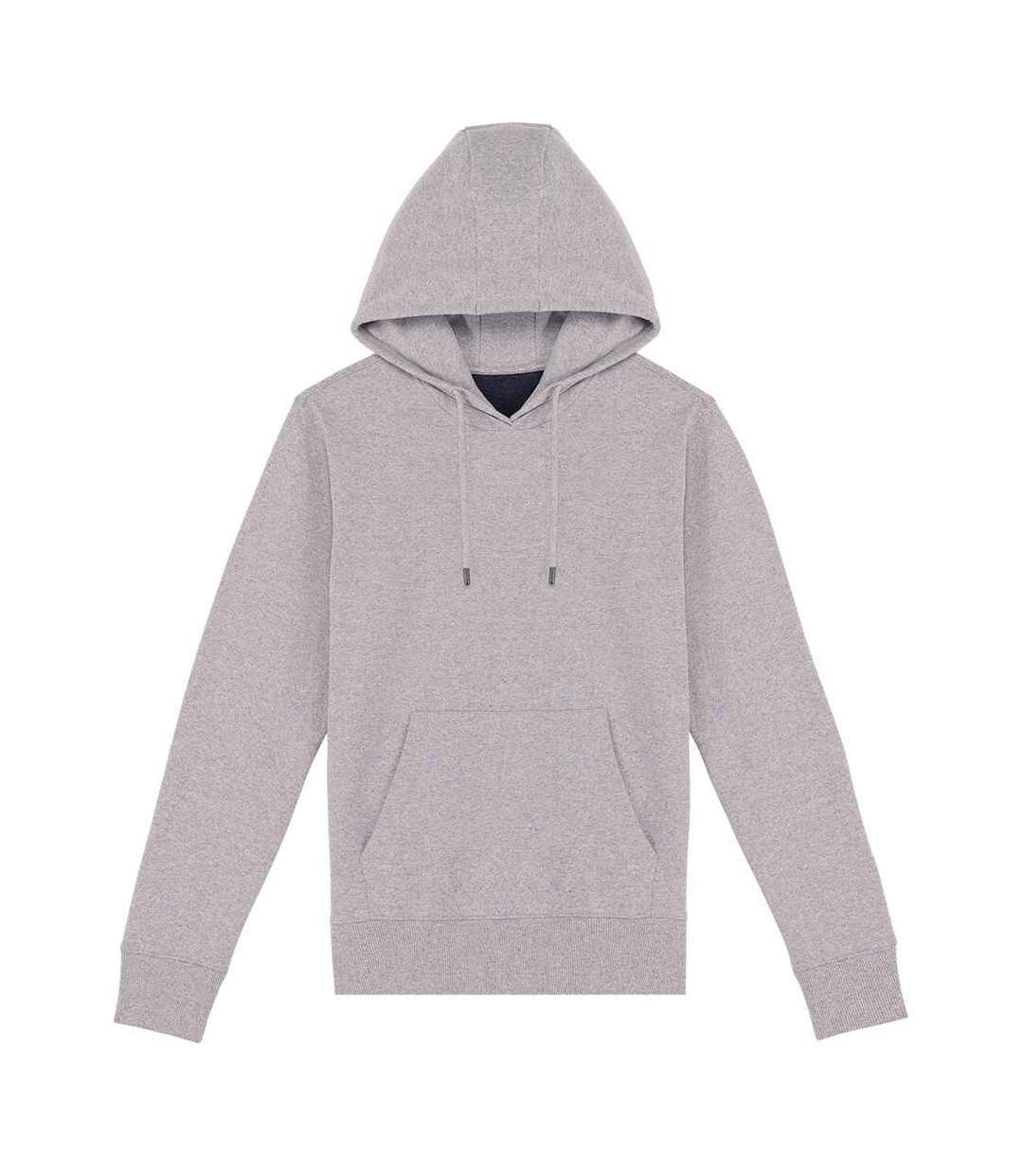 Unisex adult recycled hoodie oxford grey Native Spirit-1