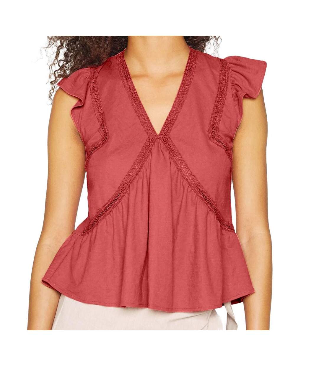 Top Rose foncé Femme Morgan Dera - L-1