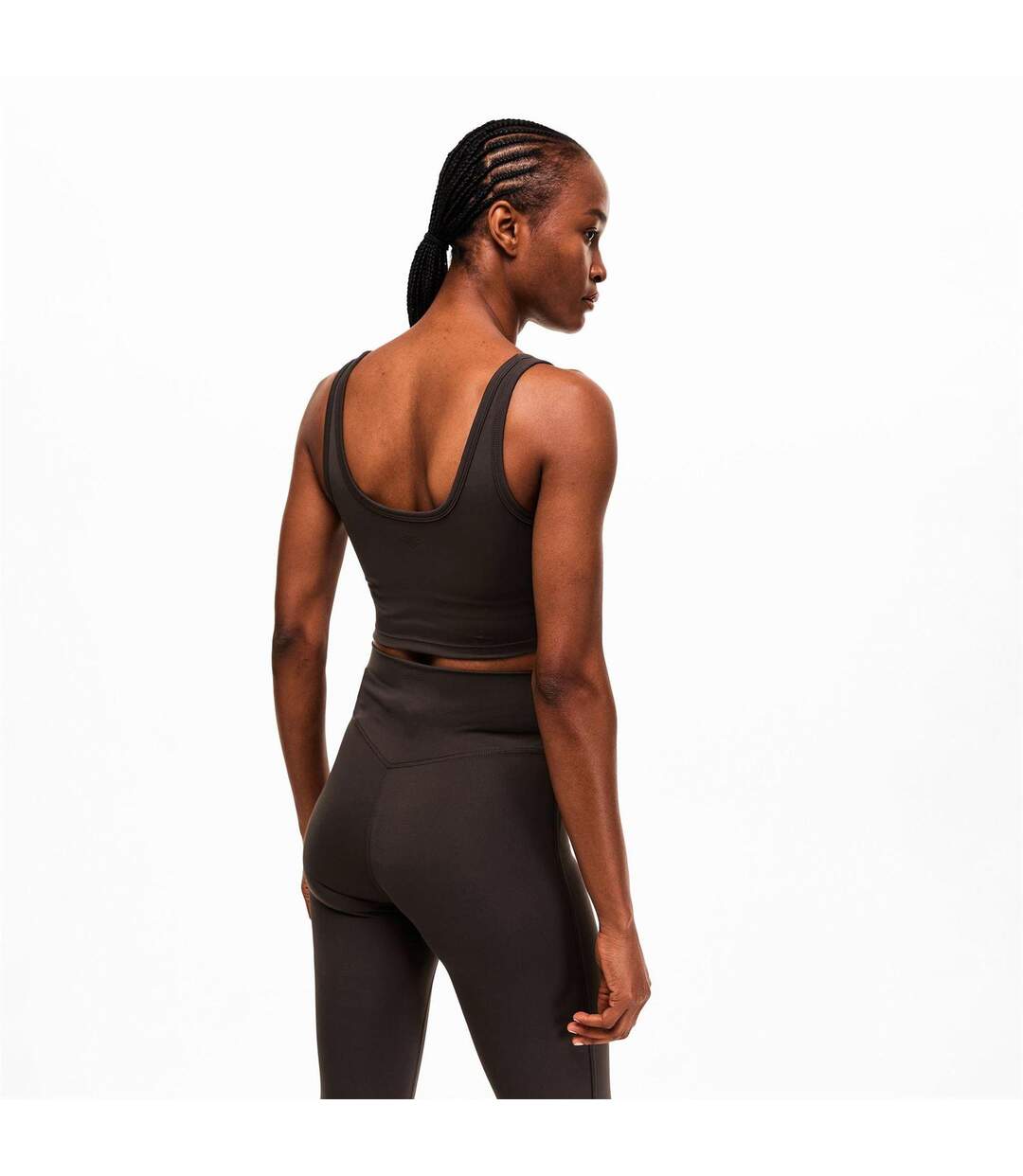 Womens/ladies Jersey Sports Bra Chocolate Couture-3