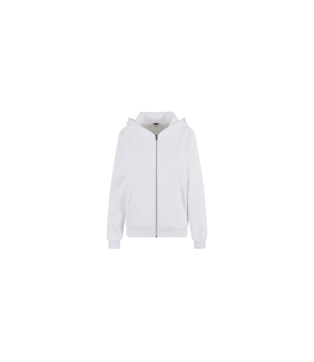 Sweat À Capuche Duveteux Femmes/ladies Blanc Build Your Brand-2