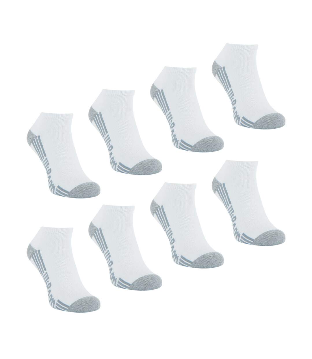 Lot de 8 paires de chaussettes basses homme Access Wilson