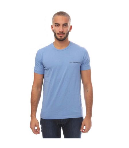 Pack Of 2  Mens T-shirt  Black Blue Emporio Armani