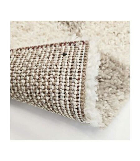 Tapis Déco Shaggy Damero 60x110cm Naturel