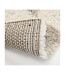 Tapis Déco Shaggy Damero 60x110cm Naturel-3