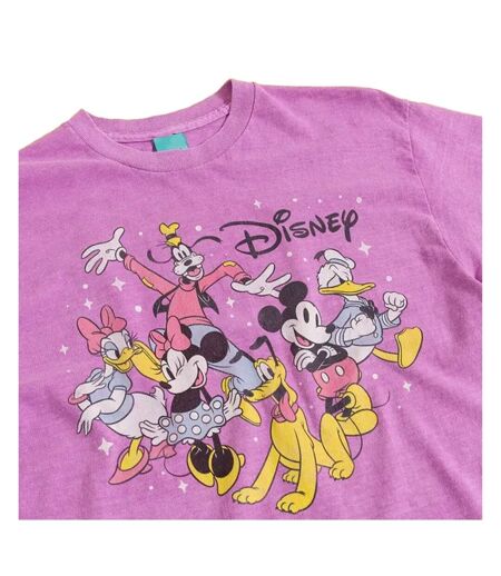 T-shirt Adulte Violet Mickey Mouse & Friends
