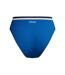 Womens/ladies Logo High Waist Bikini Bottoms Blue Speedo-2