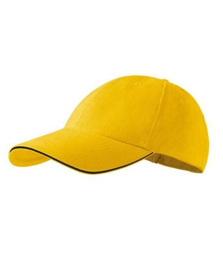 Casquette De Baseball Motif/style 6 Panneaux Jaune Malfini