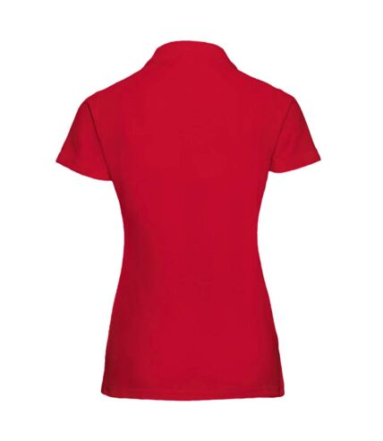 Jerzees Colours Ladies 65/35 Hard Wearing Pique Short Sleeve Polo Shirt (Classic Red)