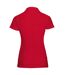 Jerzees Colours Ladies 65/35 Hard Wearing Pique Short Sleeve Polo Shirt (Classic Red)