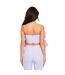 Haut Court Sans Manches Motif/style Nœud Femme Lilas Missy Empire-2
