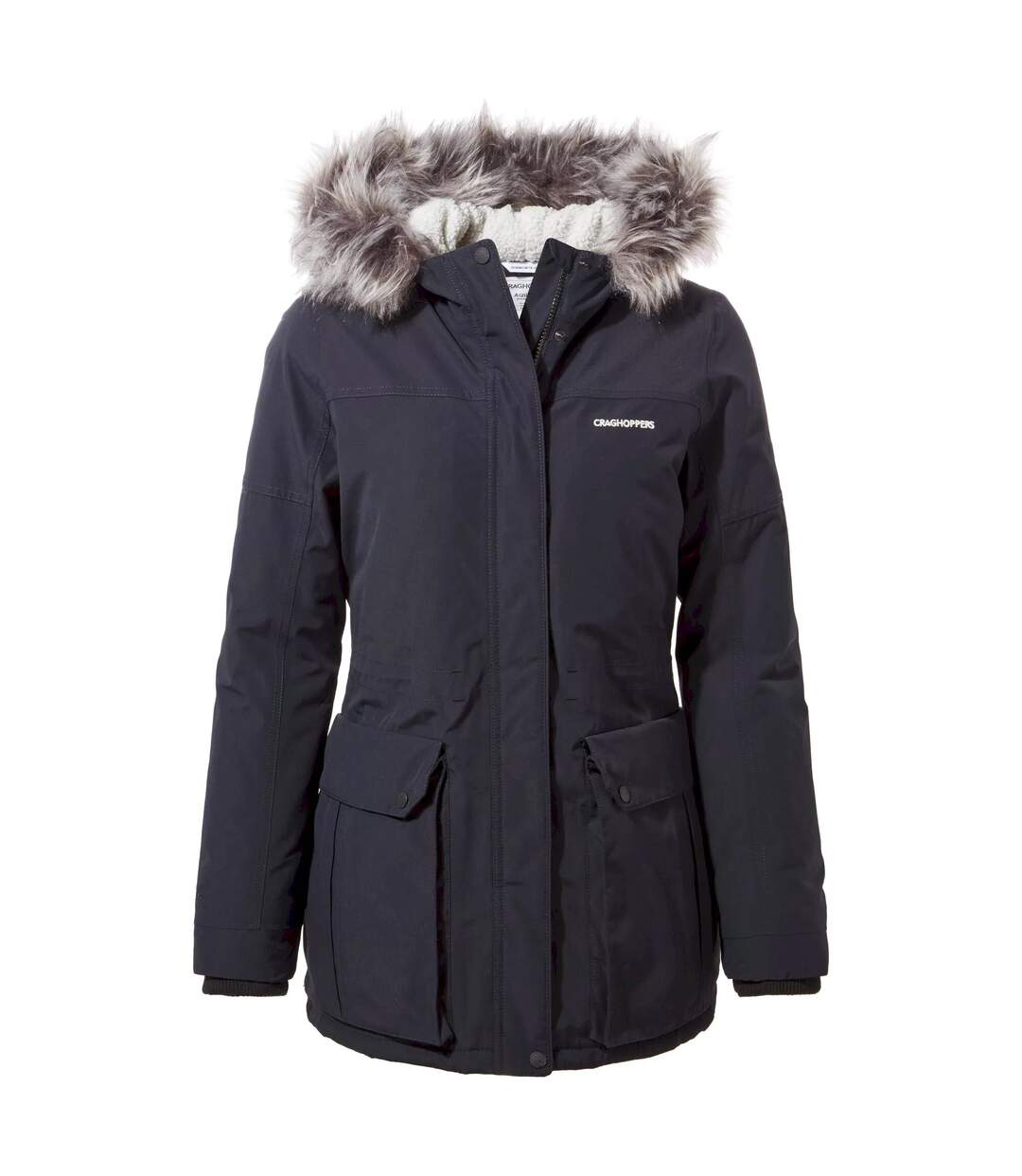 Veste imperméable elison femme bleu marine foncé Craghoppers-1