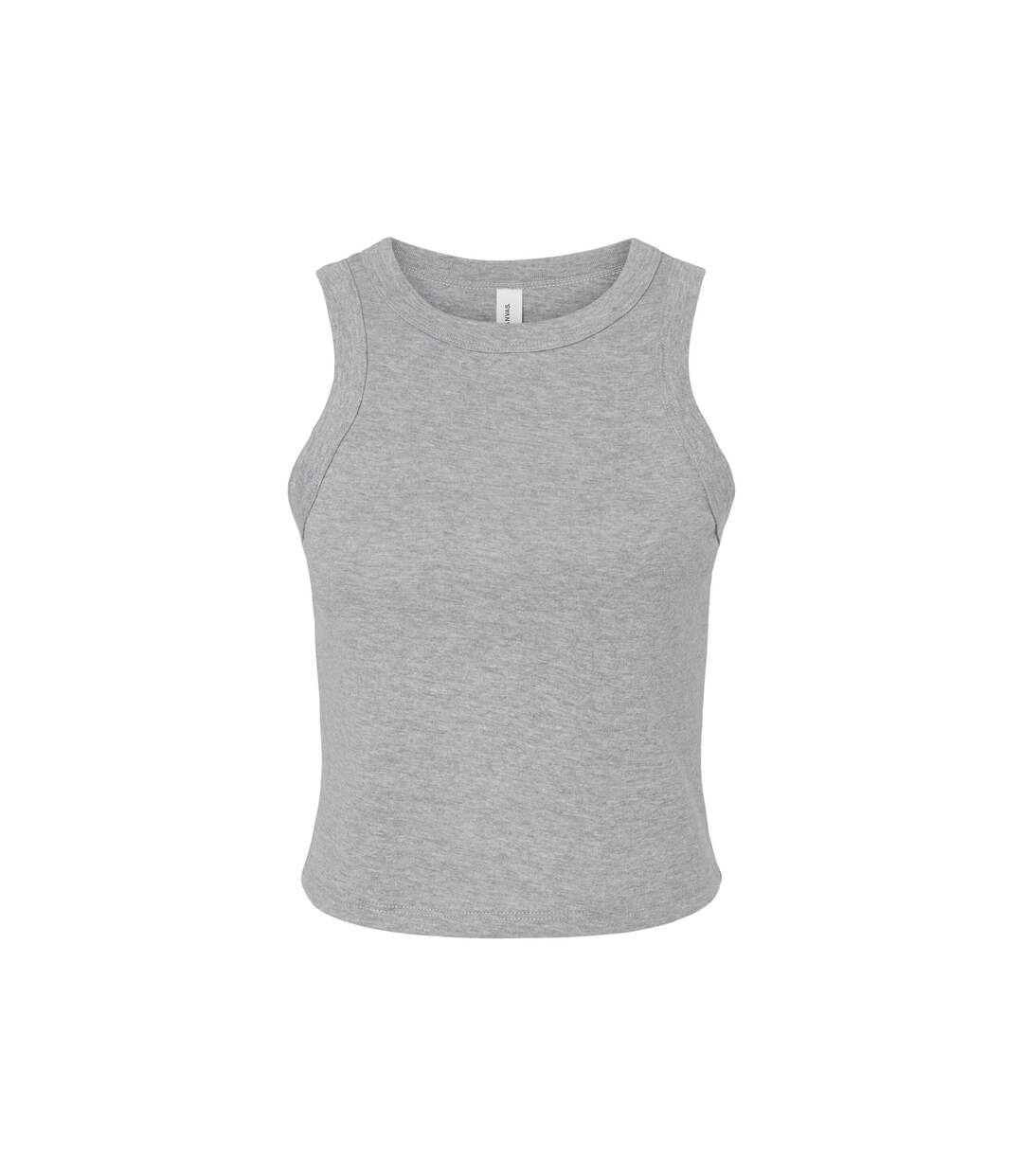 Débardeur Femme Gris Clair Chiné Bella + Canvas-1