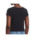 T-Shirt noir femme calvin klein label 2x2-2