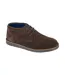 Desert Boots Motif/style Œillets Homme Marron Foncé Roamers-1