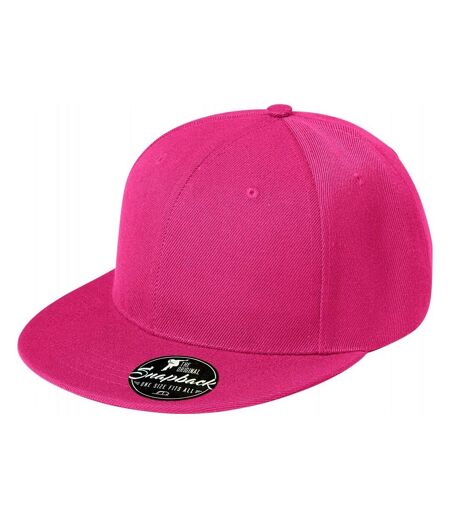 Casquette Ajustable Motif/style 6 Panneaux Rap Rose Malfini