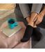 6 Pair Mens Trainer Socks With Lip Cotton Rich Black White-4