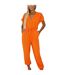 Womens/ladies Polyester Belted Jumpsuit Burnt Orange AX Paris-2