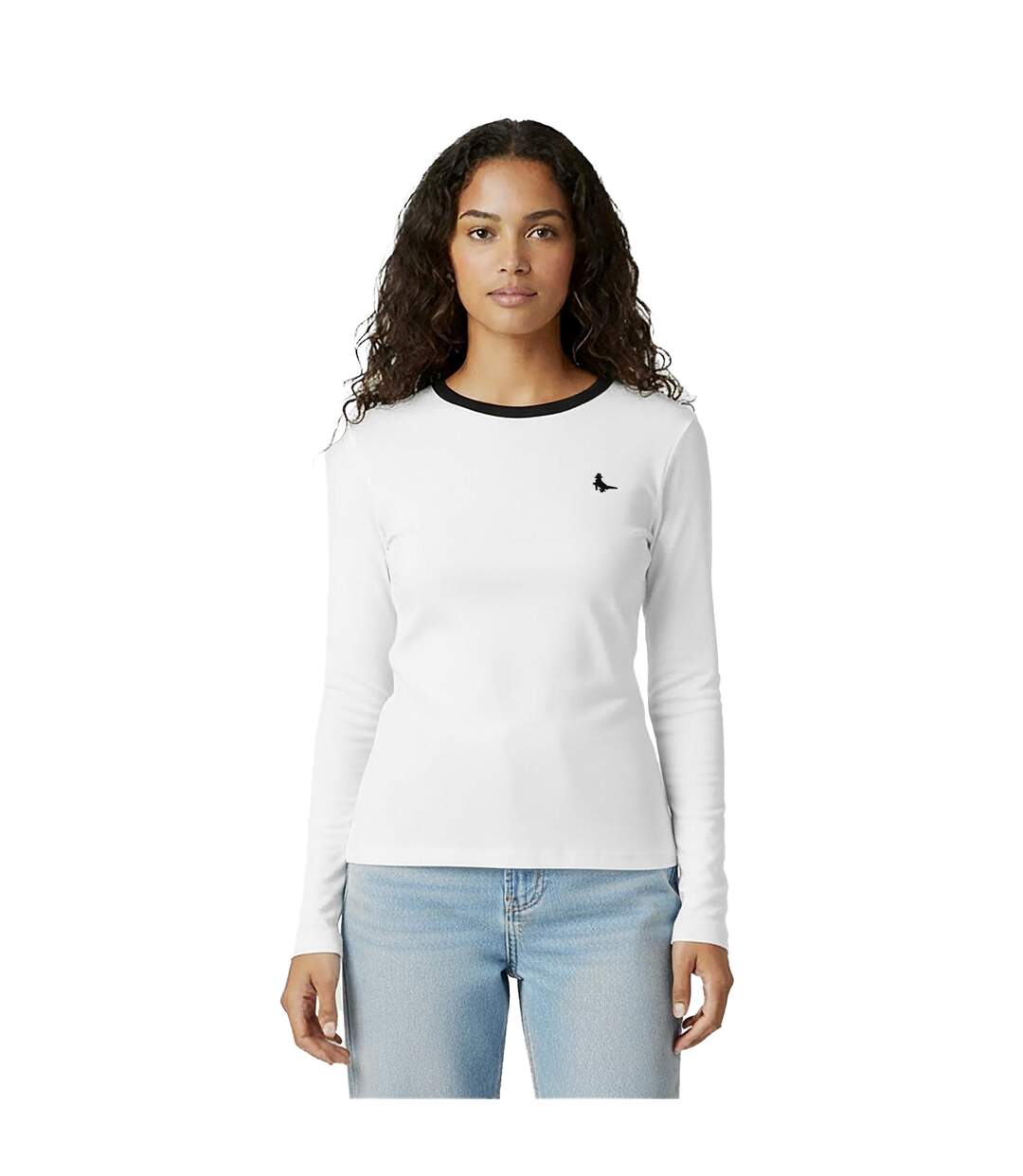 T-shirt Manches Longues Trinkey Femme Blanc Jack Wills-4