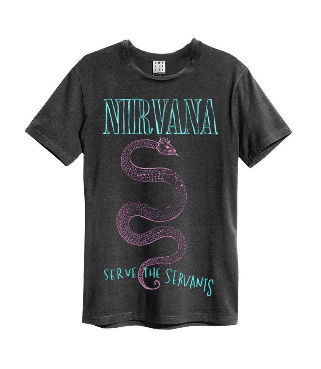 T-shirt serve the servants adulte charbon Amplified-1