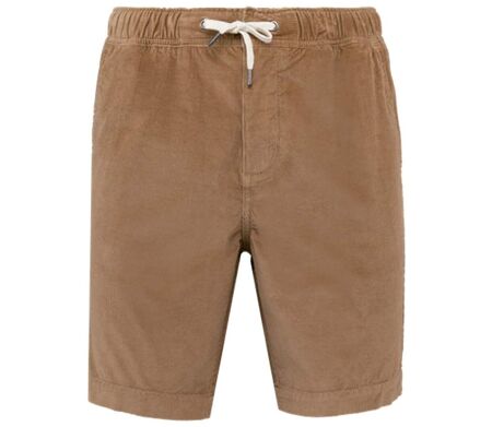 Short en velours côtelé - Homme - PATS742 - beige camel foncé