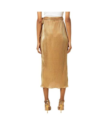 Jupe Mi-longue Jaspre Femme Jaune Or Never Fully Dressed