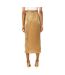 Jupe Mi-longue Jaspre Femme Jaune Or Never Fully Dressed-3