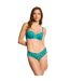 Soutien-gorge coques moulées bandeau turquoise Elisa-3