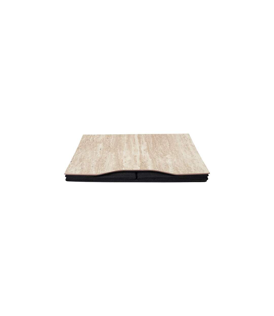 Boîte de Rangement Effet Travertin Pietra 30cm Beige-3