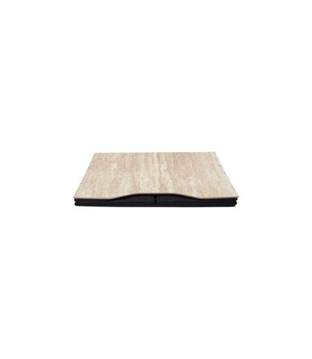 Boîte de Rangement Effet Travertin Pietra 30cm Beige