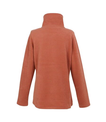 Womens/ladies Solenne Fleece Red Ochre Silver Regatta