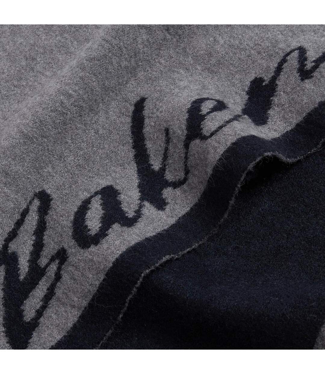 Lettering Knitted Reversible Scarf One Size Grey Ted Baker-3