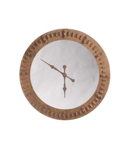 Paris Prix - Horloge Miroir En Bois chronos 119cm Naturel