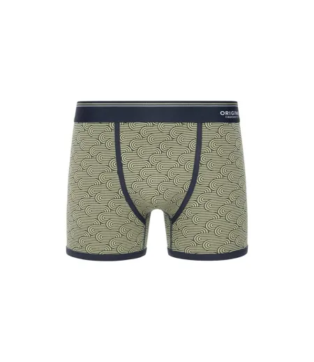 Boxers Spherigon Homme Vert Bleu Crosshatch
