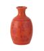 Vase Déco Feuilles 38cm Orange-1