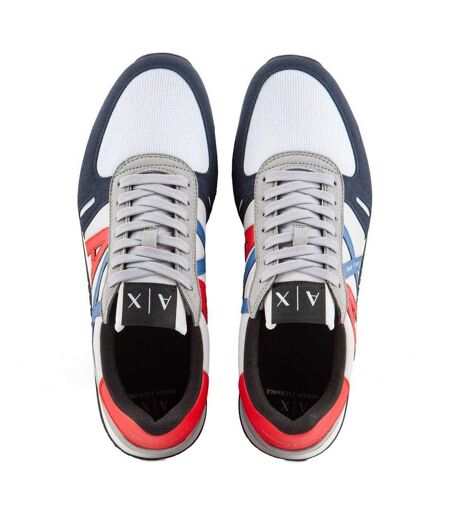 Baskets Homme Bleu Marine Rouge Gris Armani Exchange