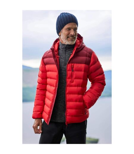 Mens link padded jacket red Mountain Warehouse