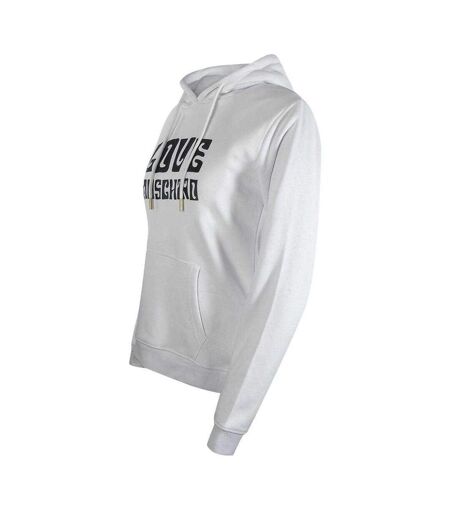 Sweat À Capuche Groovy Femme Blanc Love Moschino