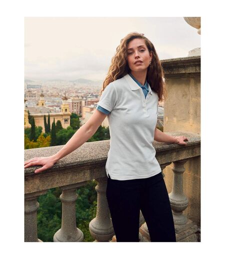 Polo Classic Marion Femme Gris Chiné Clique