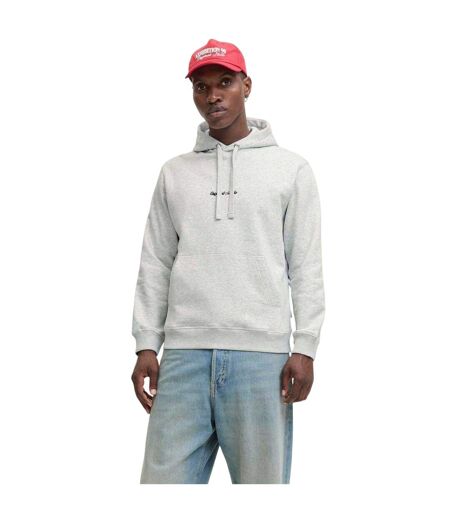 Sweat À Capuche Homme Blanc Chiné Chiné Jack And Jones