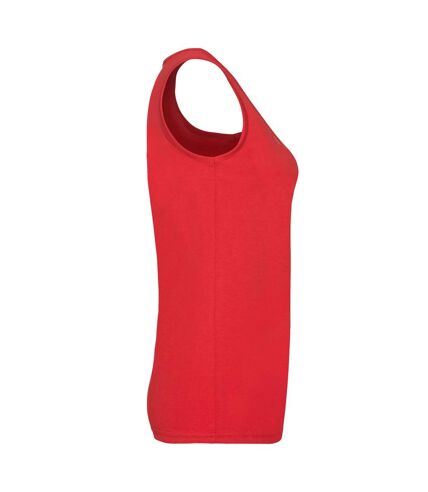 Fruit of the Loom Womens/Ladies Valueweight Lady Fit Tank Top (Red) - UTRW9777